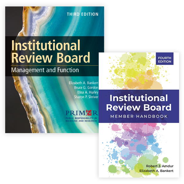 Institutional Review Board Member Handbook