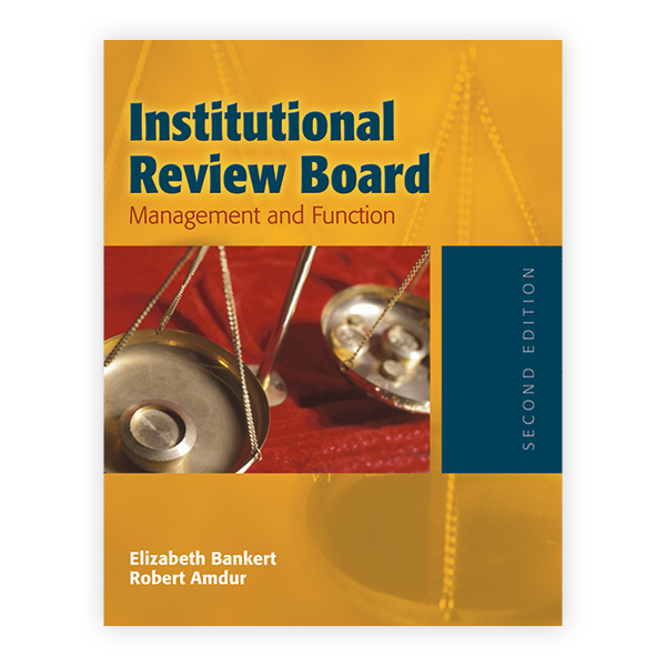 Study Guide For Institutional Review Board Management And Function