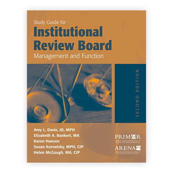 Institutional Review Board: Management And Function