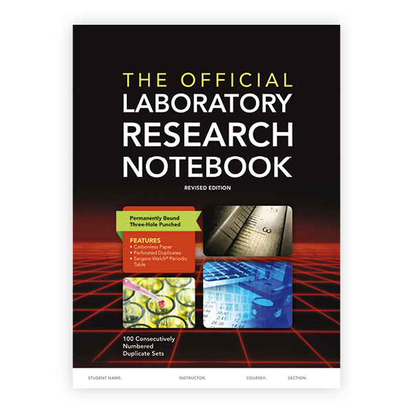 The Official Laboratory Research Notebook (50 duplicate sets 